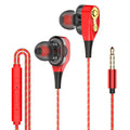 Audífonos In-Ear con Micrófono 3.5mm | Sonido Estéreo Dual Drive para Celular