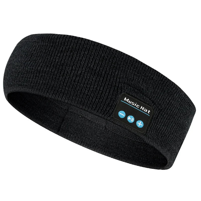 Banda Deportiva Bluetooth 5.0 con Audífonos Integrados para Dormir, Hacer Deporte y Escuchar Música