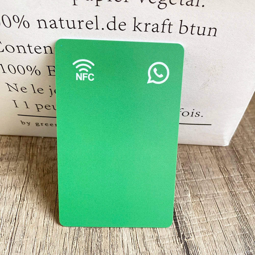 Tarjeta Inteligente NFC para Redes Sociales