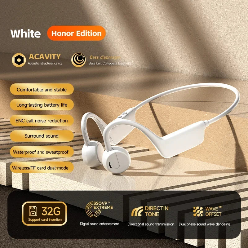 Nuevos Auriculares de Conducción Ósea Inalámbricos IPX8 Resistentes al Agua para Natación y Deportes, Bluetooth 5.4 con Micrófono para Ejercicio y Fitness