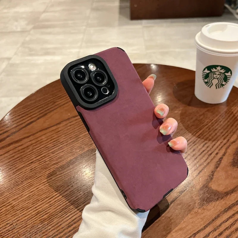 Funda de Cuero de Lujo para iPhone