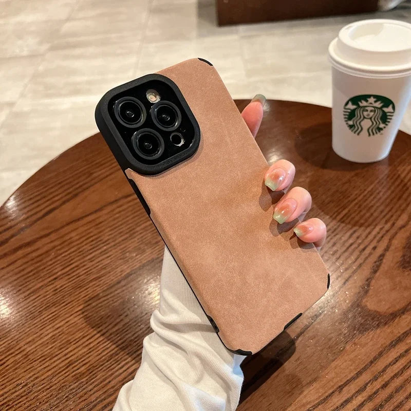 Funda de Cuero de Lujo para iPhone