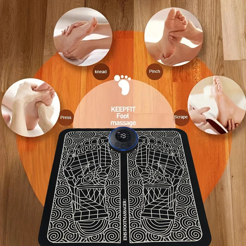 Alfombra Eléctrica de Masaje para Pies USB