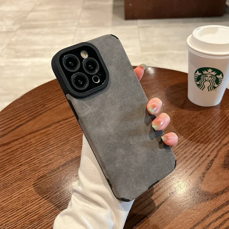 Funda de Cuero de Lujo para iPhone
