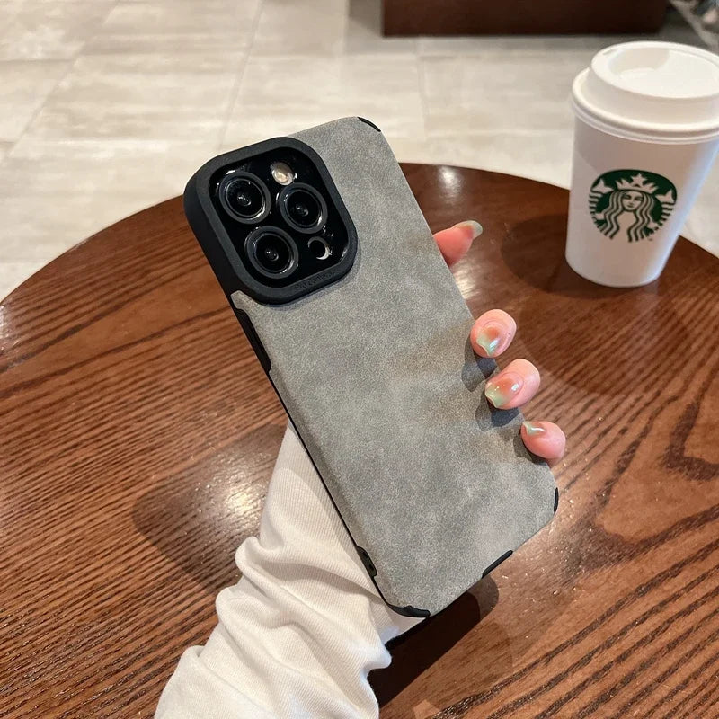 Funda de Cuero de Lujo para iPhone