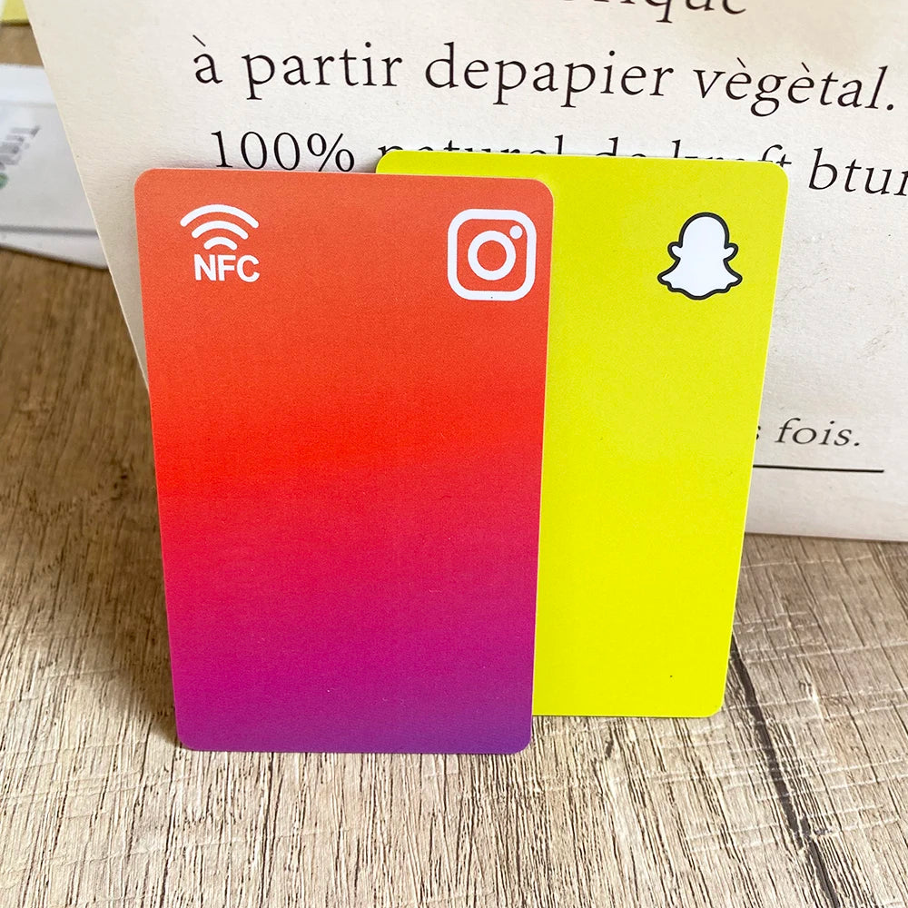 Tarjeta Inteligente NFC para Redes Sociales