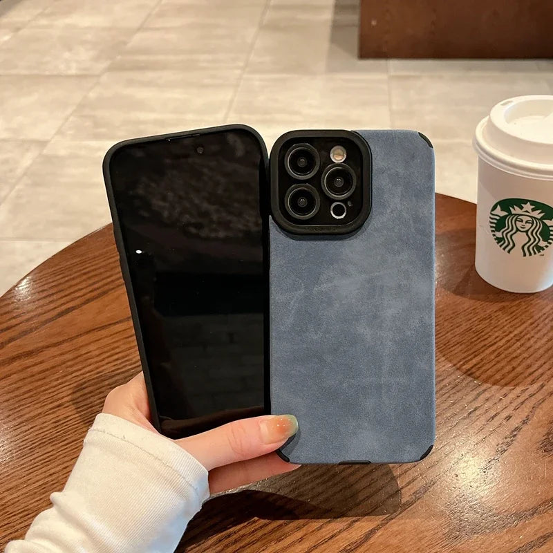 Funda de Cuero de Lujo para iPhone