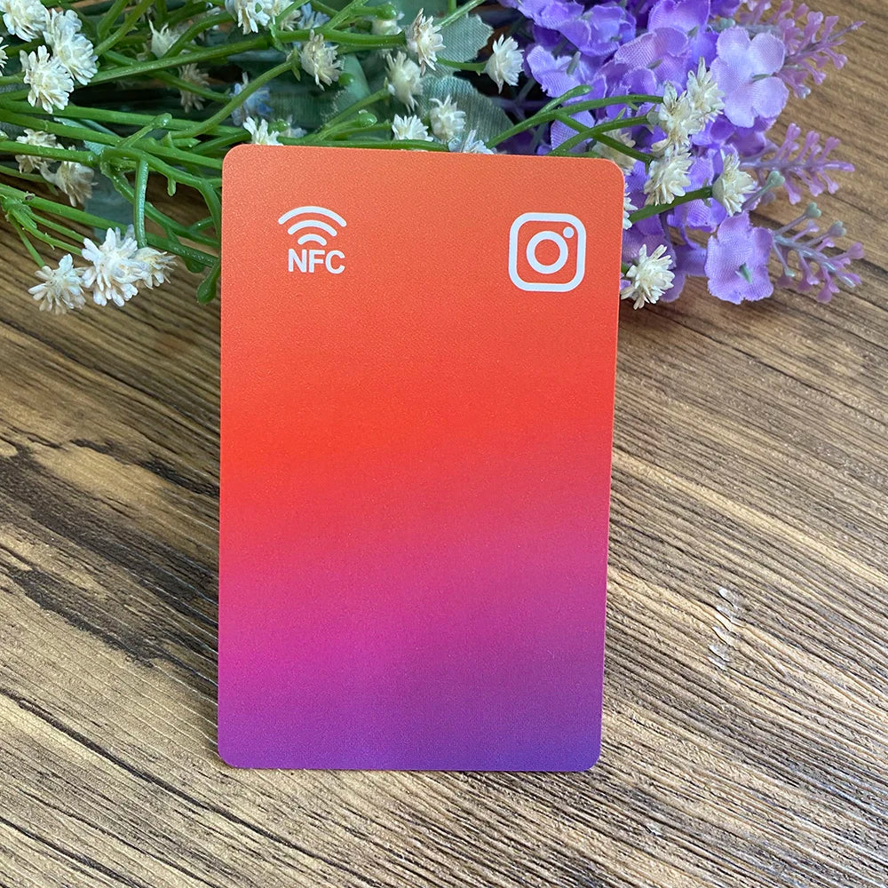 Tarjeta Inteligente NFC para Redes Sociales