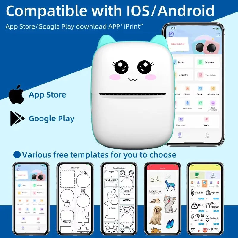Mini Impresora Portátil Bluetooth