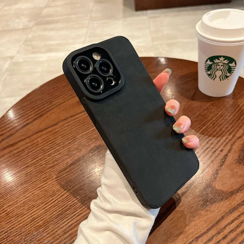 Funda de Cuero de Lujo para iPhone